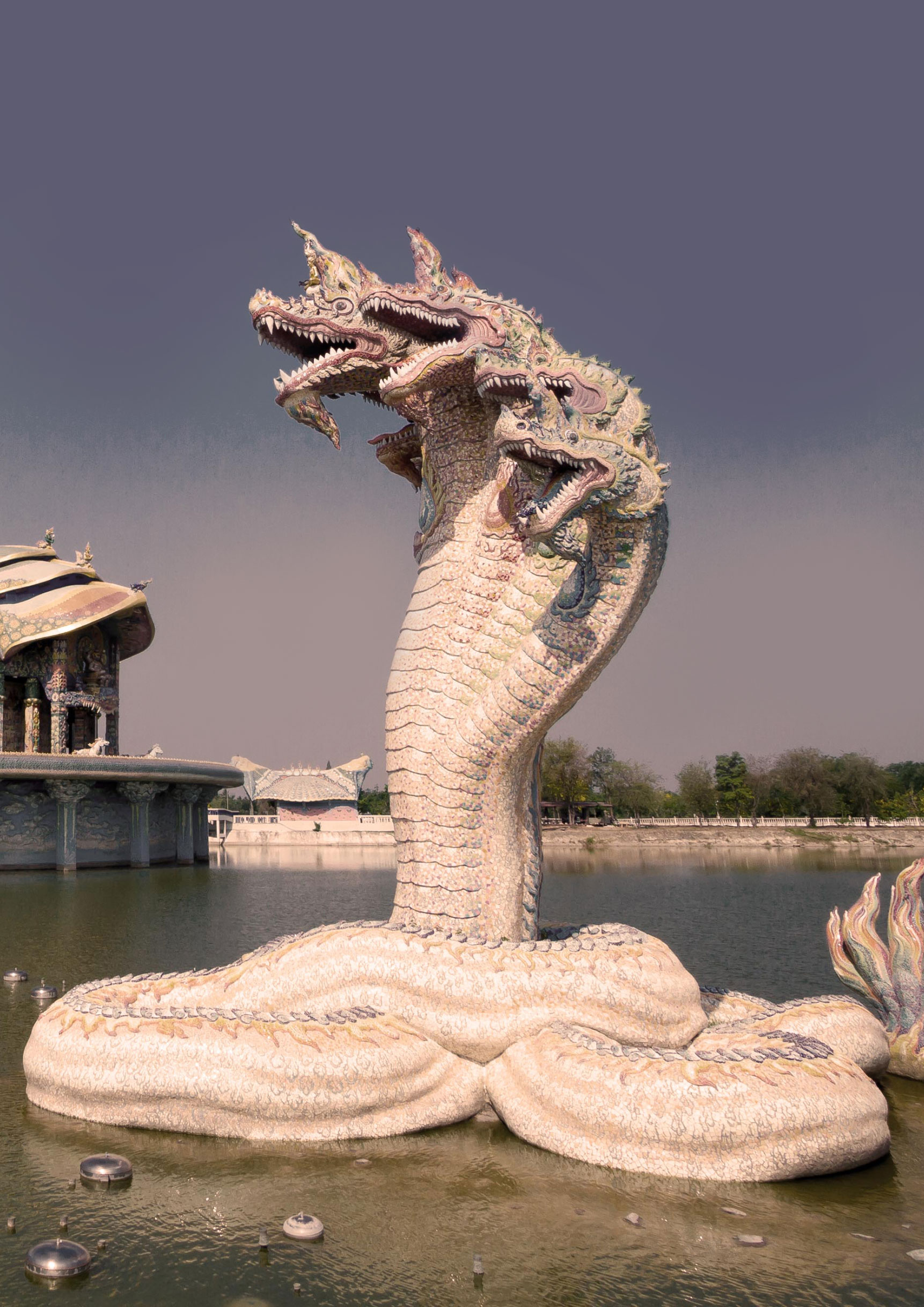 Wat Ban Rai Naga Statue